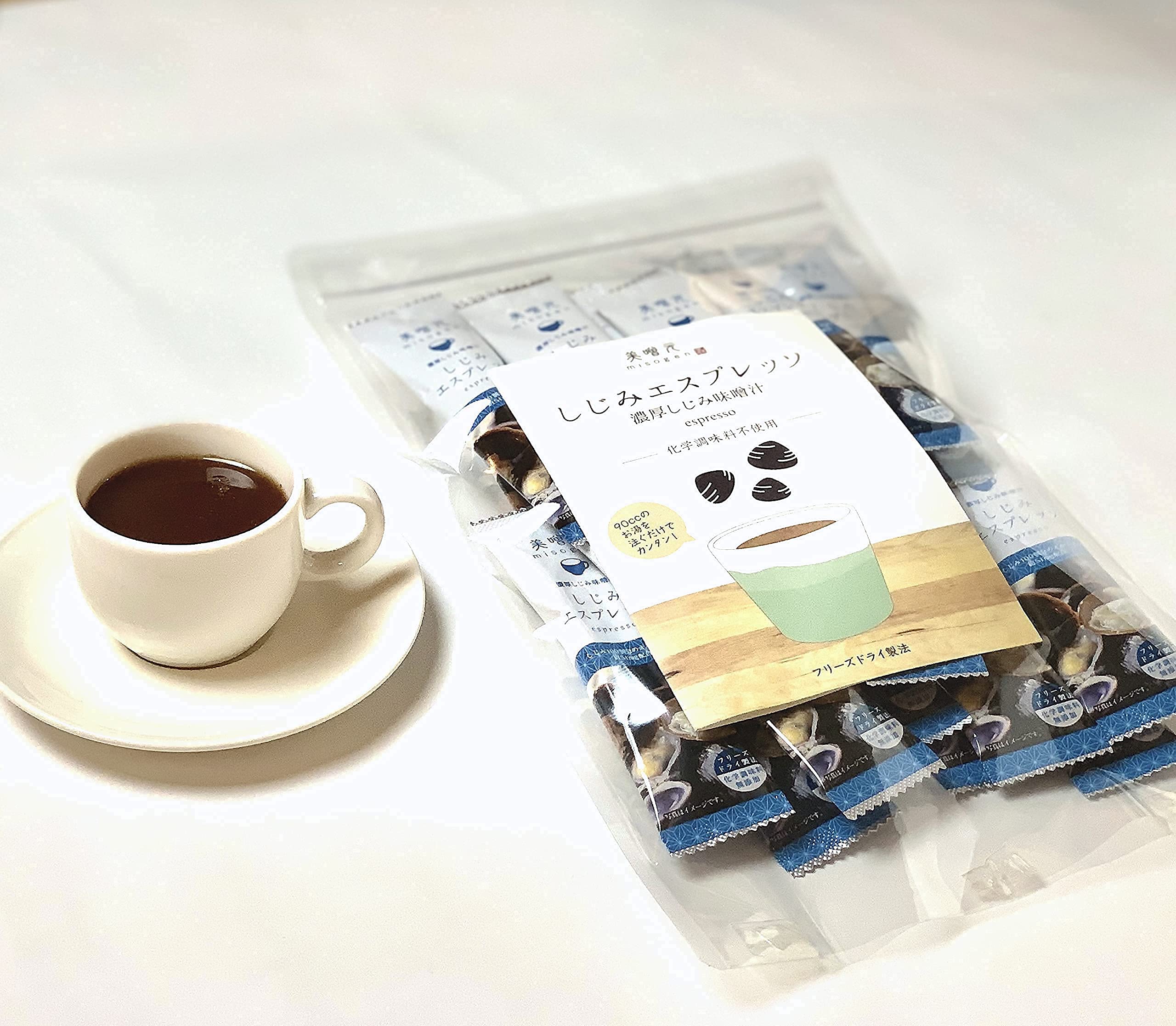 Amazon | 【公式】味噌汁 専門店 美噌元 しじみエスプレッソ(20本入り